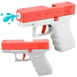 Mini Glock Pistolet Na Wodę Broń Dla Dzieci Różowy 13 cm LEAN TOYS