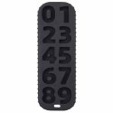 Pilot Dla Malucha Sensoryczny Gryzak Liczby Gumowy Czarny LEAN Toys