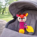 Pluszowa Grzechotka Jelonek Z Gryzakiem i Piszczałką Dla Niemowląt LEAN TOYS