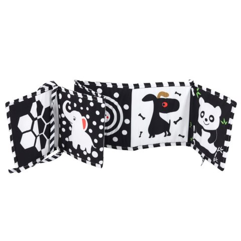 Rozkładana Książeczka Mata 2w1 Edukacyjna Kontrastowa Dwustronna LEAN Toys