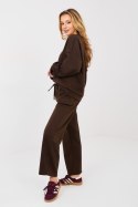 Spodnie Komplet Model IT-KMPL-10015.58 Dark Brown - Italy Moda Italy Moda