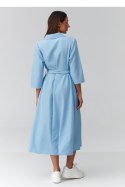 Sukienka Model C47 Blue - Makadamia Makadamia