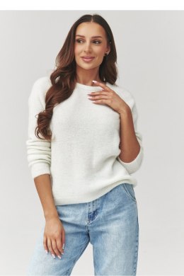 Sweter Damski Model C40 Ecru - Makadamia Makadamia