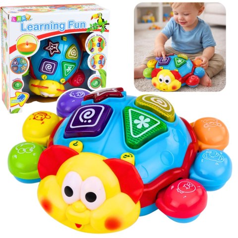 Zabawka Interaktywna Biedronka Uciekający Robaczek Światła Dźwięki LEAN Toys
