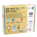 Zabawki Do Kąpieli Wydra Zwierzątka Zjeżdżalnia Kosz Sitko 10 el. LEAN Toys