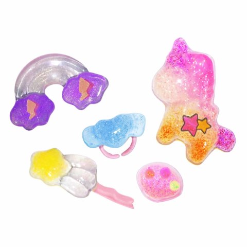 Zestaw Kreatywny DIY Żelowa Biżuteria Figurki Świecące w Ciemności LEAN TOYS