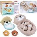 Zestaw Zabawki Do Kąpieli Wydra Rodzinka Kosz Piłeczki 7 el. LEAN Toys