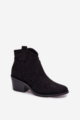 Botki Model S.Barski HY61-8012 Black - Step in style Step in style