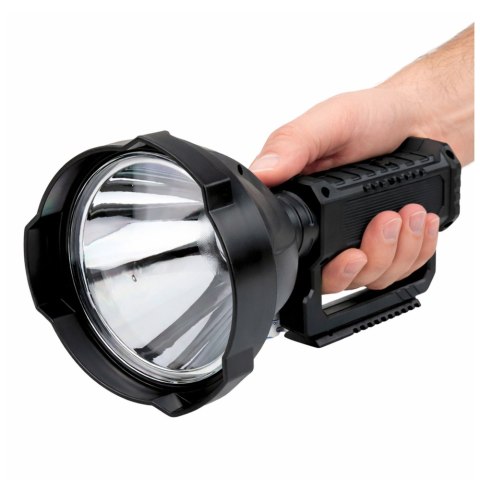 Duża Latarka Reflektor Ze Statywem Szperacz LED W5120 Powerbank 31 cm LEAN