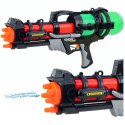 Duży Pistolet Karabin Broń Na Wodę Zielony Zasięg 6m 1,25 L 60 cm LEAN Toys