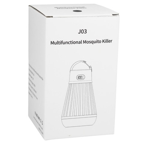 Elektryczna Lampka Owadobójcza Na Komary Światło UV Czarna LEAN