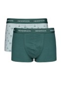 Komplet Bokserki Męskie Model Blank 44521 2pack Green - Henderson Henderson