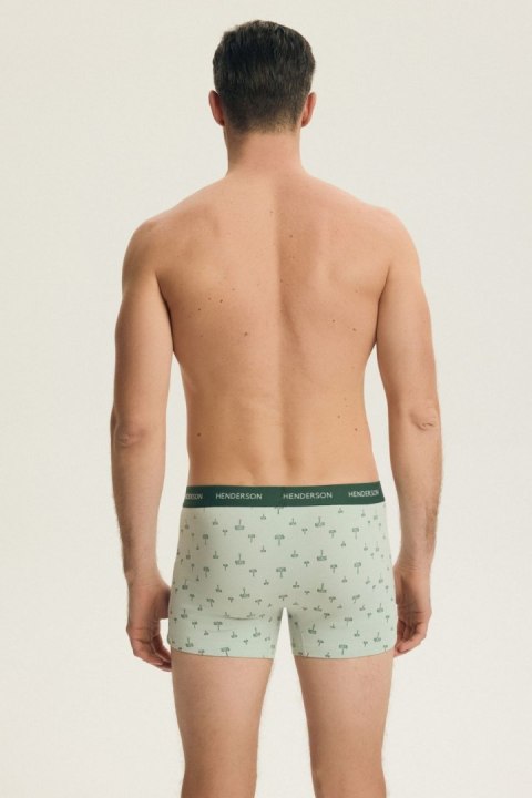 Komplet Bokserki Męskie Model Blank 44522 2pack Green - Henderson Henderson