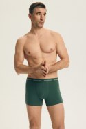 Komplet Bokserki Męskie Model Blank 44522 2pack Green - Henderson Henderson