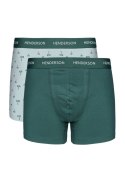 Komplet Bokserki Męskie Model Blank 44522 2pack Green - Henderson Henderson