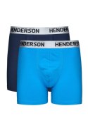 Komplet Bokserki Męskie Model Bow 44527 2pack Navy/Blue - Henderson Henderson