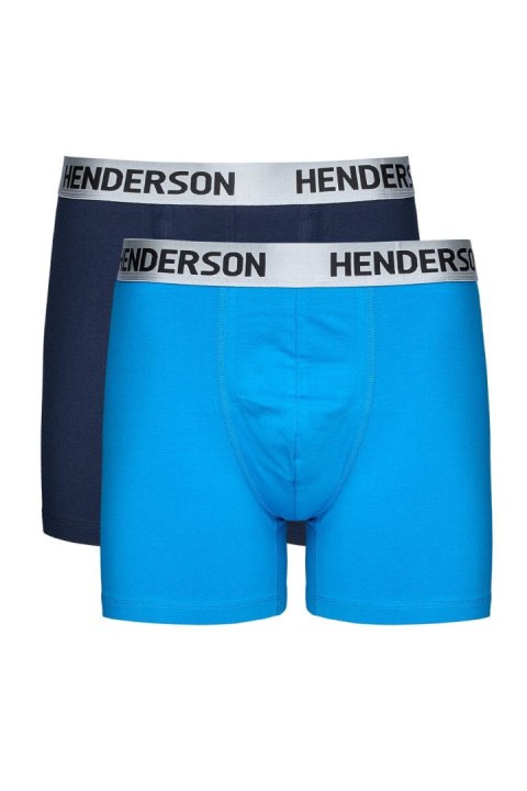 Komplet Bokserki Męskie Model Bow 44527 2pack Navy/Blue - Henderson Henderson