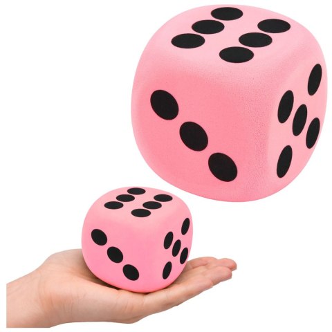 Duża Kość Piankowa Do Gry Zabawy Edukacyjna Mix 8 cm LEAN Toys