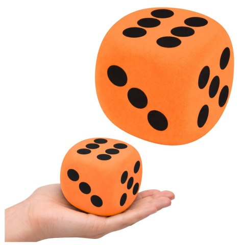 Duża Kość Piankowa Do Gry Zabawy Edukacyjna Mix 8 cm LEAN Toys