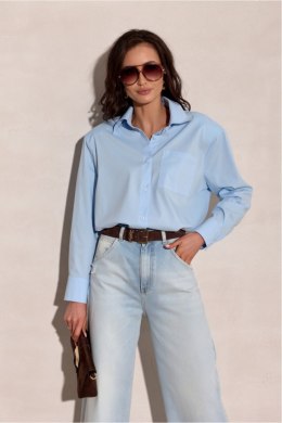 Koszula Damska Model Calista BLE BLU0229 Błękit - Roco Fashion Roco Fashion