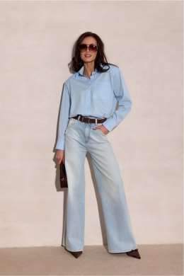 Koszula Damska Model Calista BLE BLU0229 Błękit - Roco Fashion Roco Fashion