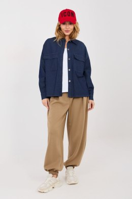 Koszula Damska Model IT-KS-FL9968.28 Navy - Italy Moda Italy Moda