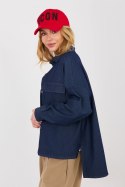 Koszula Damska Model IT-KS-FL9968.28 Navy - Italy Moda Italy Moda