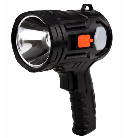 Latarka LED Szperacz Solarna 6 Trybów Powerbank Wymienne Filtry 19 cm LEAN