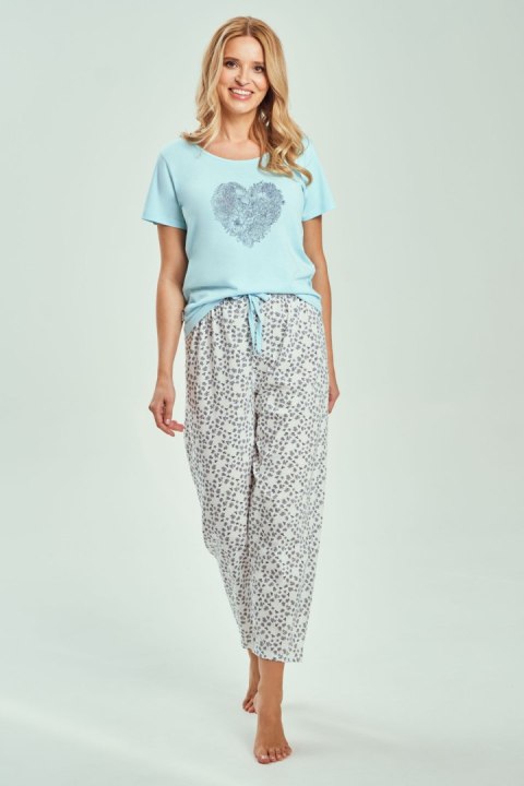 Piżama Damska Model Alessia 3513 Błękit - Taro Taro