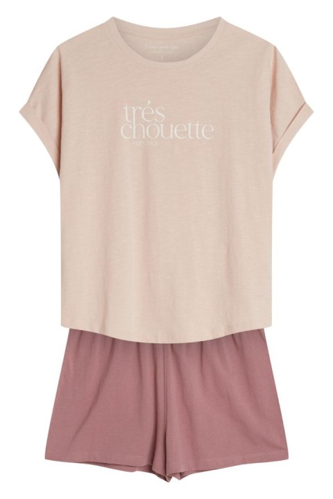 Piżama Damska Model Emela 44487 Brzoskwinia/Orange - Henderson Henderson