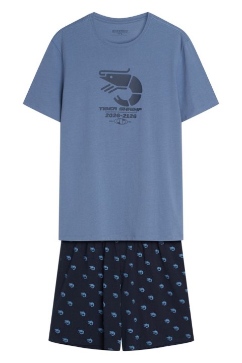 Piżama Męska Model Brad 44520 Indygo - Henderson Henderson