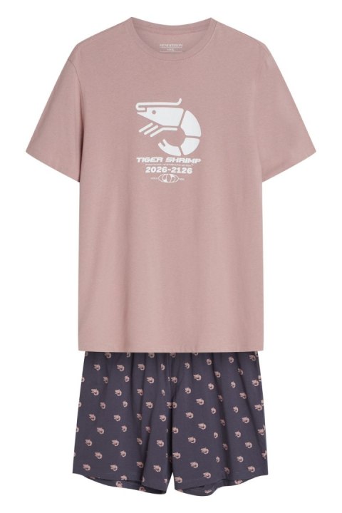 Piżama Męska Model Brad 44520 Pink - Henderson Henderson