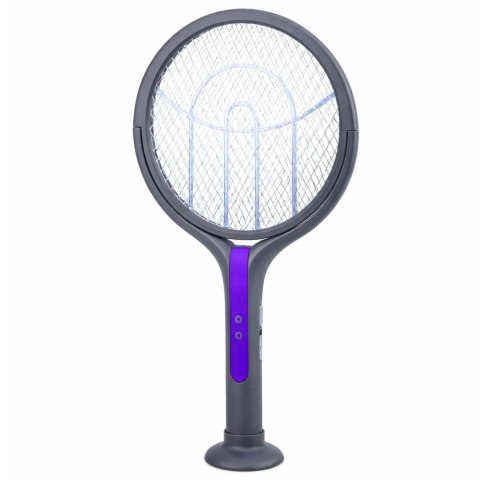 Rakieta Owadobójcza Elektryczna Teleskopowa 2w1 Lampa Na Muchy Komary LEAN