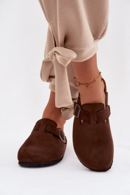 Sandał Klapki Model Delirisse 2769 Czekolada - Step in style Step in style