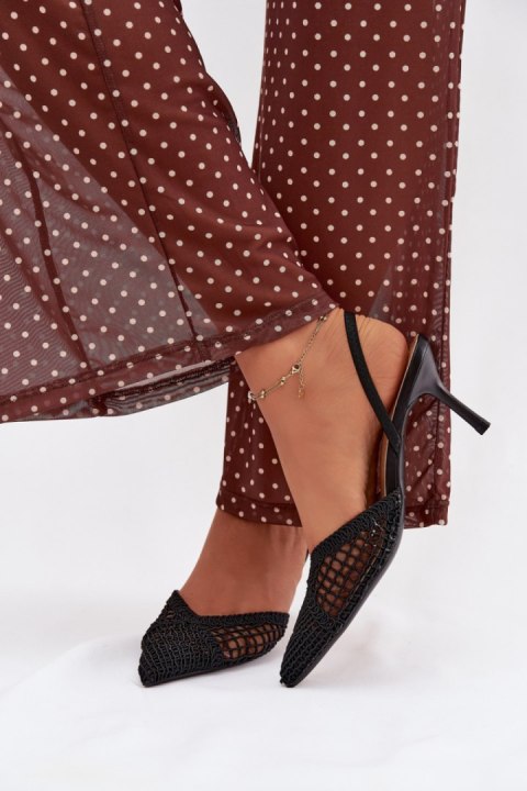 Sandały Model Hanelis G493 Black - Step in style Step in style