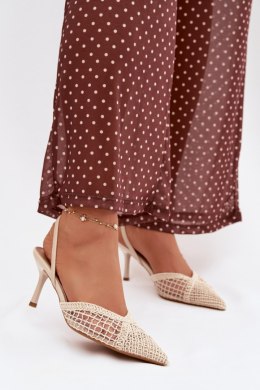 Sandały Model Hanelis G493 Light Beige - Step in style Step in style