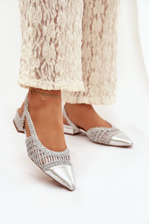 Sandały Model Nivorra QQ-216 Silver - Step in style Step in style