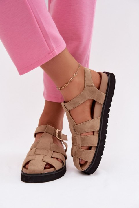 Sandały Model Terelina MAN0384 Beige - Step in style Step in style