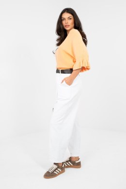 Spodnie Damskie Model MI-SP-2690.00 White - Italy Moda Italy Moda