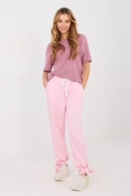 Spodnie Dresowe Model IT-SP-9987.16 Light Pink - Italy Moda Italy Moda