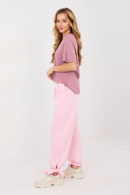 Spodnie Dresowe Model IT-SP-9987.16 Light Pink - Italy Moda Italy Moda