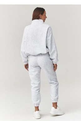 Spodnie Komplet Model A13 Grey Melange - Makadamia Makadamia