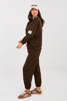 Spodnie Komplet Model IT-KMPL-9781.15 Dark Brown - Italy Moda Italy Moda