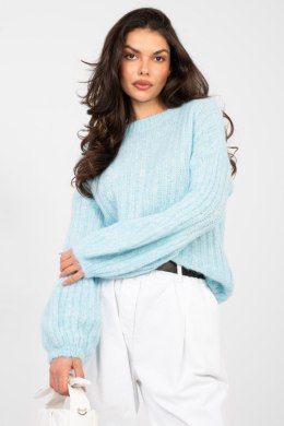 Sweter Damski Model MI-SW-9642.01 Light Blue - Italy Moda Italy Moda