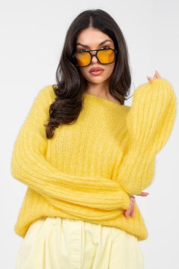 Sweter Damski Model MI-SW-9642.01 Yellow - Italy Moda Italy Moda