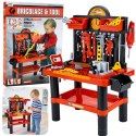Warsztat Dla Dzieci Stolik Majsterkowicza Narzędzia Akcesoria 70 cm LEAN Toys