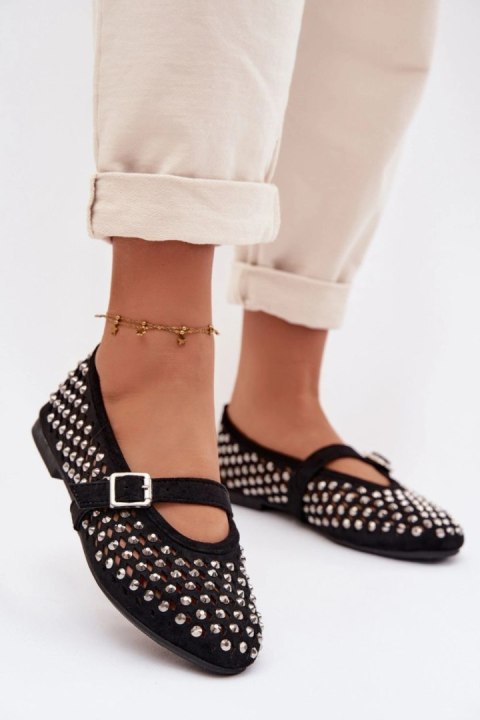 Baleriny Model Wilvessa 9780 Black - Step in style Step in style