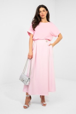 Bluzka Model RV-BZ-A1185.19 Light Pink - Rue Paris Rue Paris