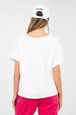 Bluzka Model RV-BZ-A1185.19 White - Rue Paris Rue Paris