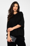 Bluzka Model RV-BZ-A1188.63 Black - Rue Paris Rue Paris